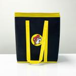 Reusable Black Non-Woven Cooler Bag with Zipper – K010