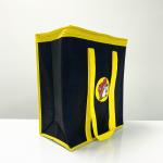 Reusable Black Non-Woven Cooler Bag with Zipper – K010