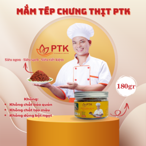 Mắm Tép Chưng Thịt PTK 180gr (Hộp nhựa)