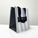 PP Non-Woven Elegant Black & White Fashion Reusable Shopping Bag – K012