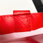 PP Non-Woven Red Shopping Bag with Brand Logo – K006