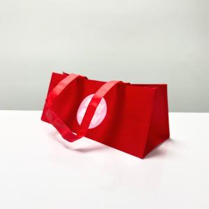 RPET Reusable White Shopping Bag with Flower Design – K015