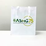 PP Non-Woven White Reusable Shopping Bag for Events – K016