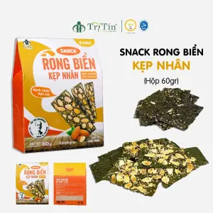 SNACK RONG BIỂN KẸP NHÂN - HỘP 60g