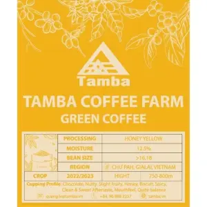 Cà phê nhân Tamba - HONEY YELLOW