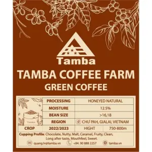 Cà phê nhân Tamba - HONEYED NATURAL