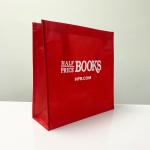 RPET Reusable Red Promotional Shopping Bag with Custom Print – K014