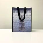 RPET Reusable Shopping Bag Grey Color with Custom Print – K009