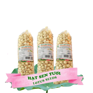 Hạt sen tươi Hạt sen Giá tốt Nguyên Liệu Hữu cơ Hương vị độc đáo đặc biệt Không chứa Cholesterol Mẫu miễn phí Nhà sản xuất từ Việt Nam